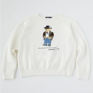 Ralph Lauren White Crewneck Sweatshirt